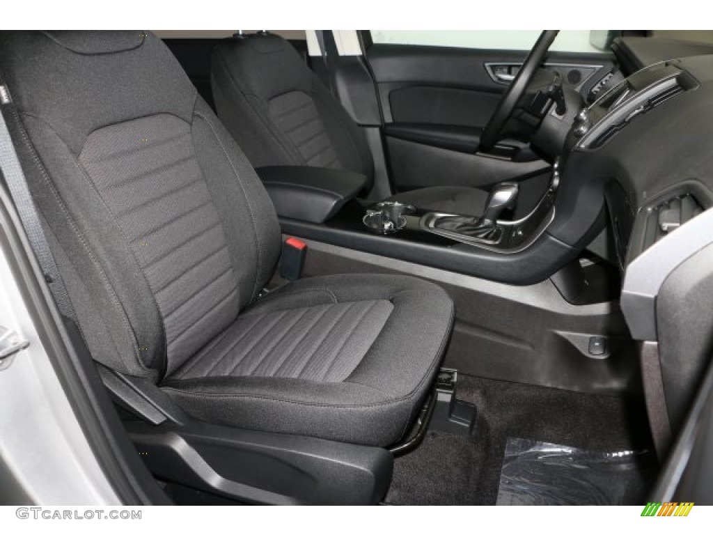 Ebony Interior 2017 Ford Edge SE AWD Photo #118298577