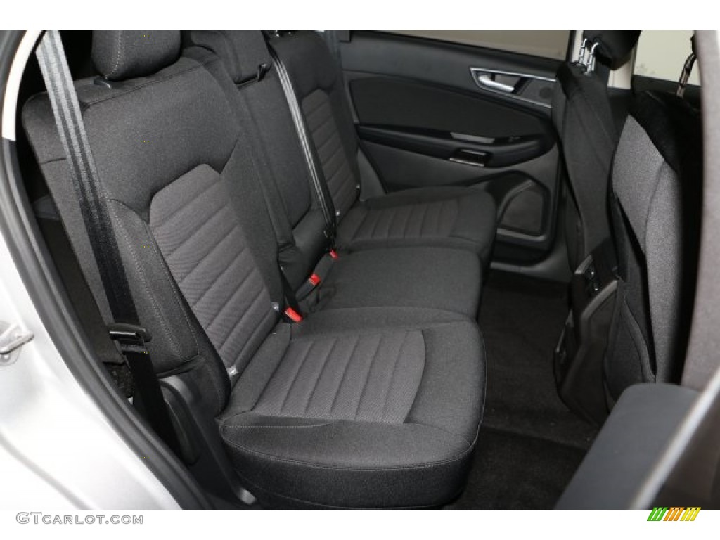 Ebony Interior 2017 Ford Edge SE AWD Photo #118298586