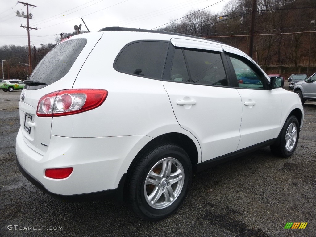 2012 Santa Fe GLS AWD - Glacier White / Gray photo #3