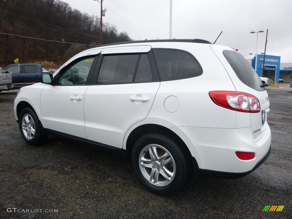 2012 Santa Fe GLS AWD - Glacier White / Gray photo #6