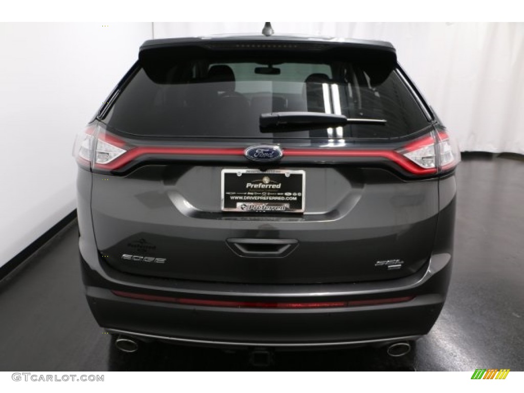 2017 Edge SEL AWD - Magnetic Metallic / Ebony photo #9