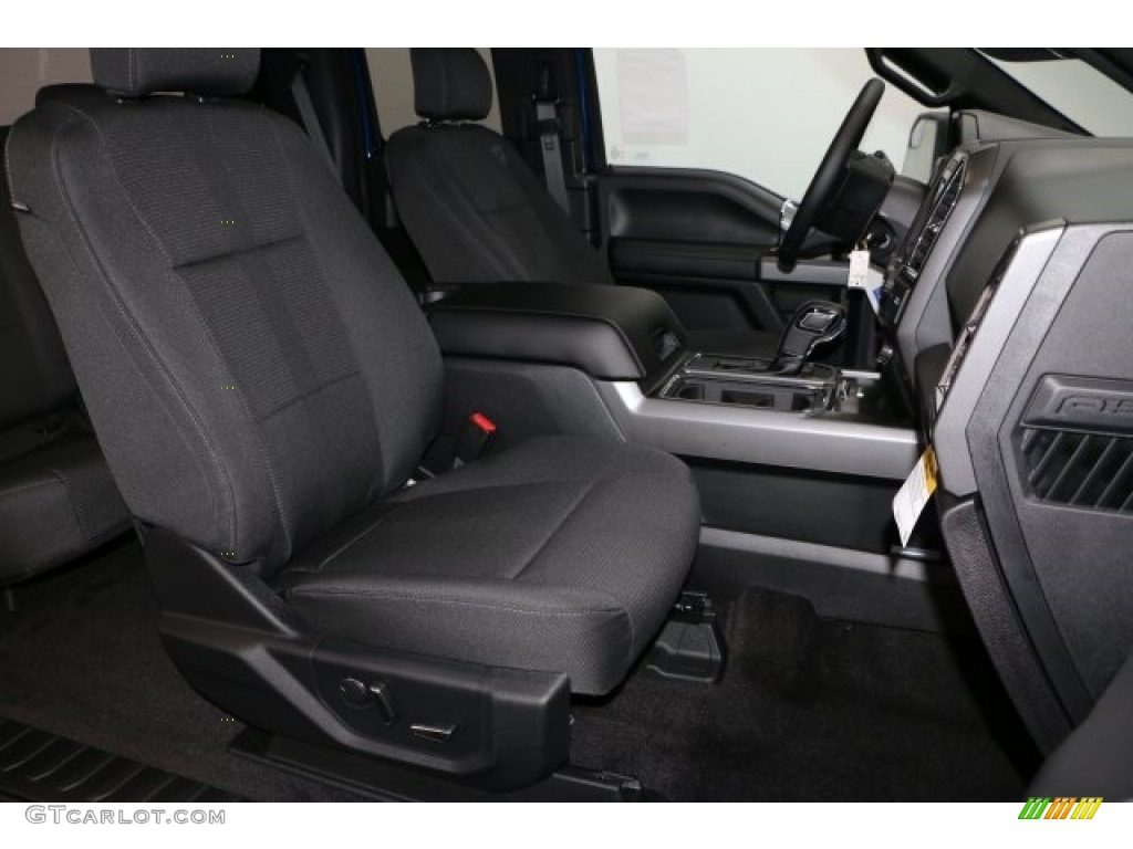 2017 F150 XLT SuperCab 4x4 - Lightning Blue / Black photo #3