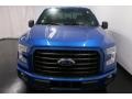 2017 Lightning Blue Ford F150 XLT SuperCab 4x4  photo #5
