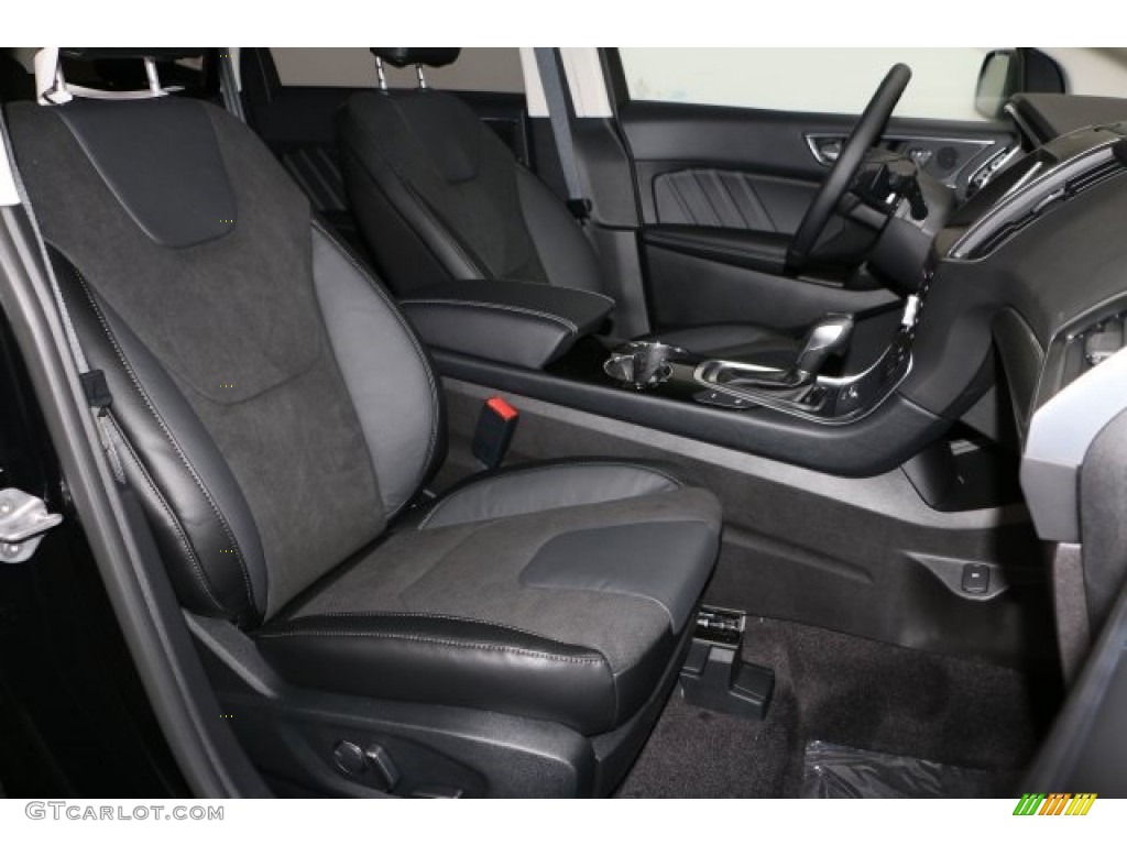Ebony Interior 2017 Ford Edge Sport AWD Photo #118300995