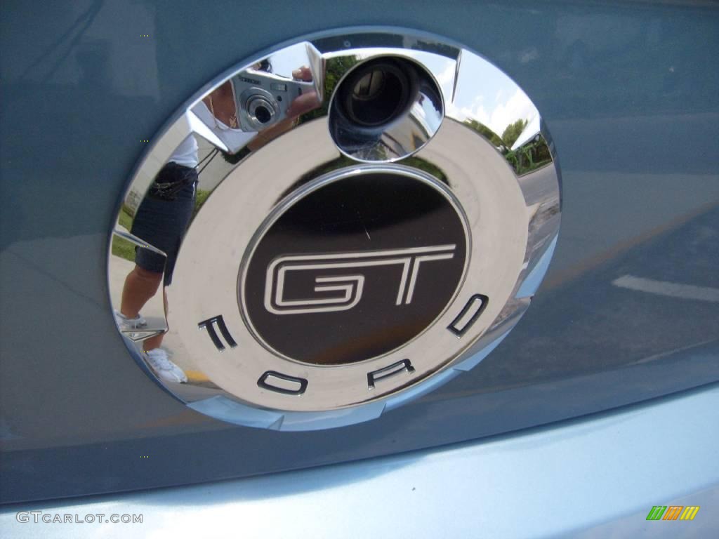 2007 Mustang GT Premium Coupe - Windveil Blue Metallic / Light Graphite photo #11