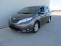 2017 Predawn Gray Mica Toyota Sienna XLE  photo #7