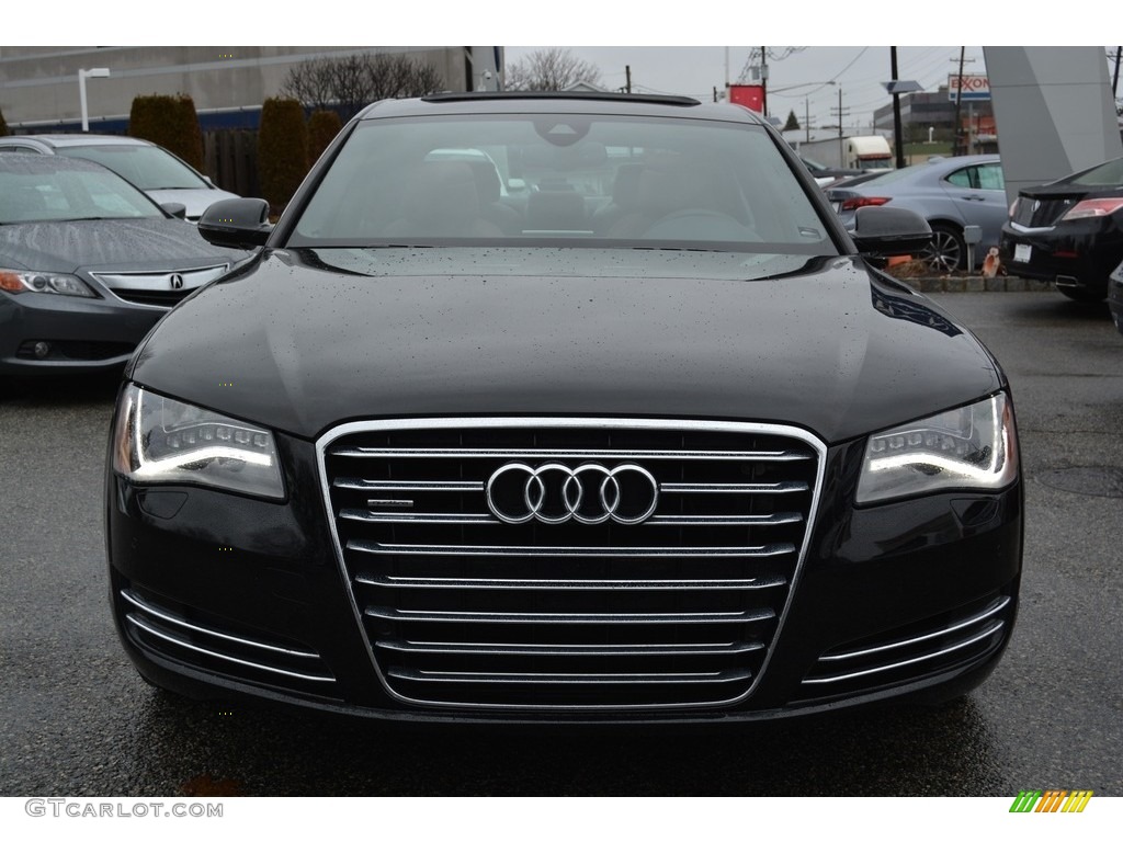 2014 A8 L 3.0T quattro - Brilliant Black / Nougat Brown photo #7
