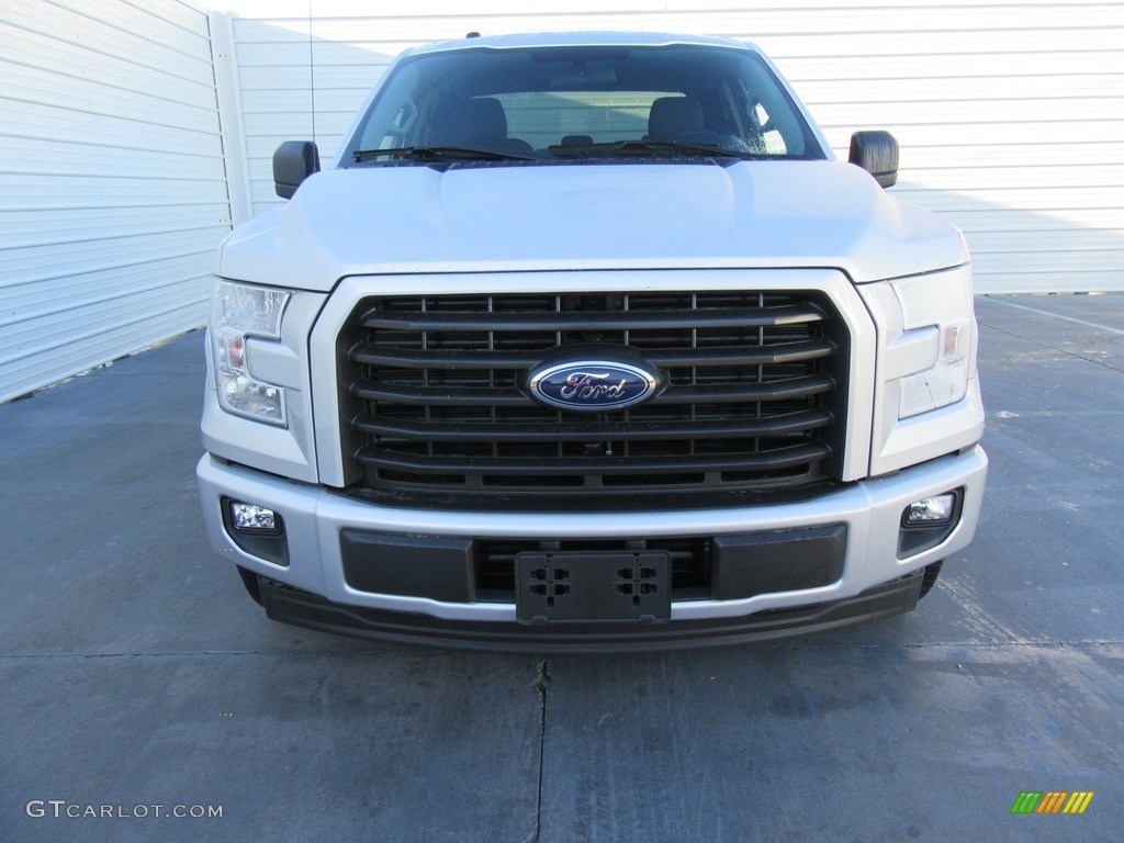 2017 F150 XL SuperCab - Ingot Silver / Black photo #8