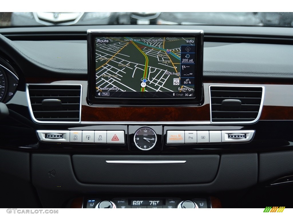 2014 A8 L 3.0T quattro - Brilliant Black / Nougat Brown photo #17