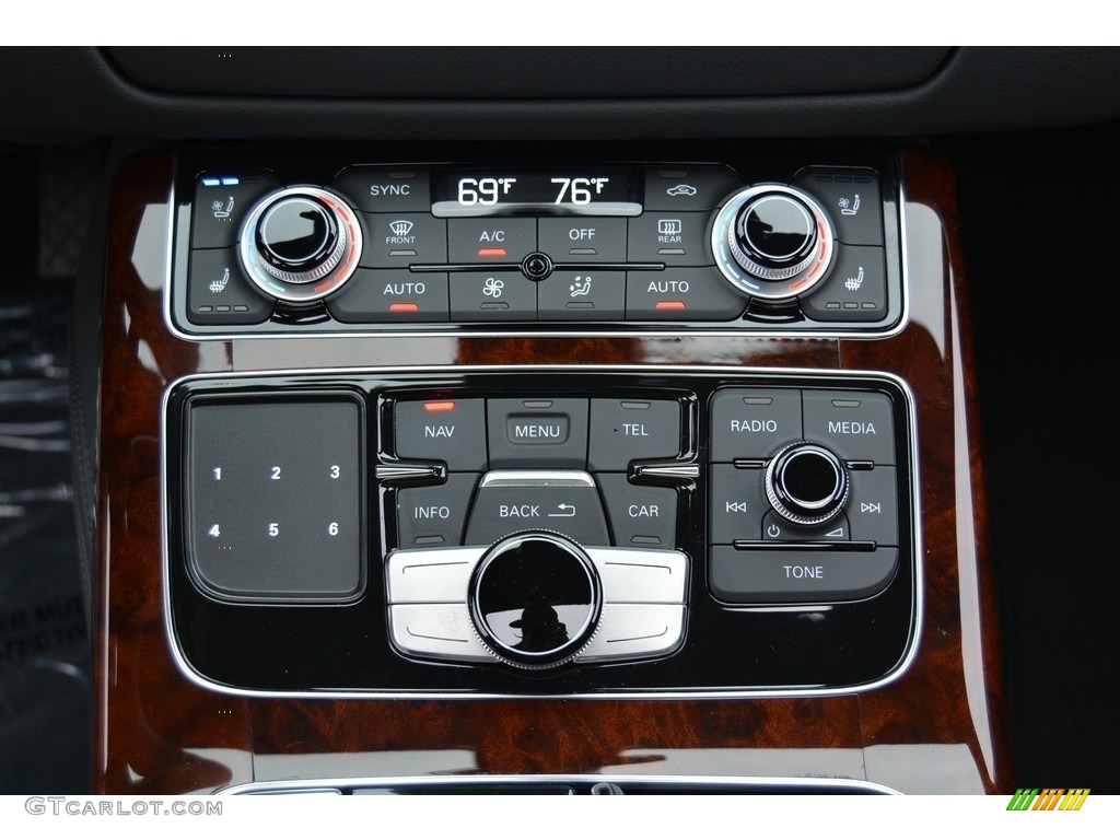2014 A8 L 3.0T quattro - Brilliant Black / Nougat Brown photo #18