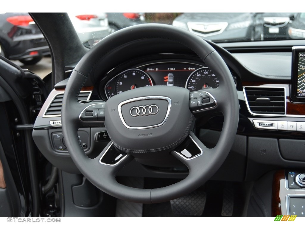 2014 A8 L 3.0T quattro - Brilliant Black / Nougat Brown photo #20