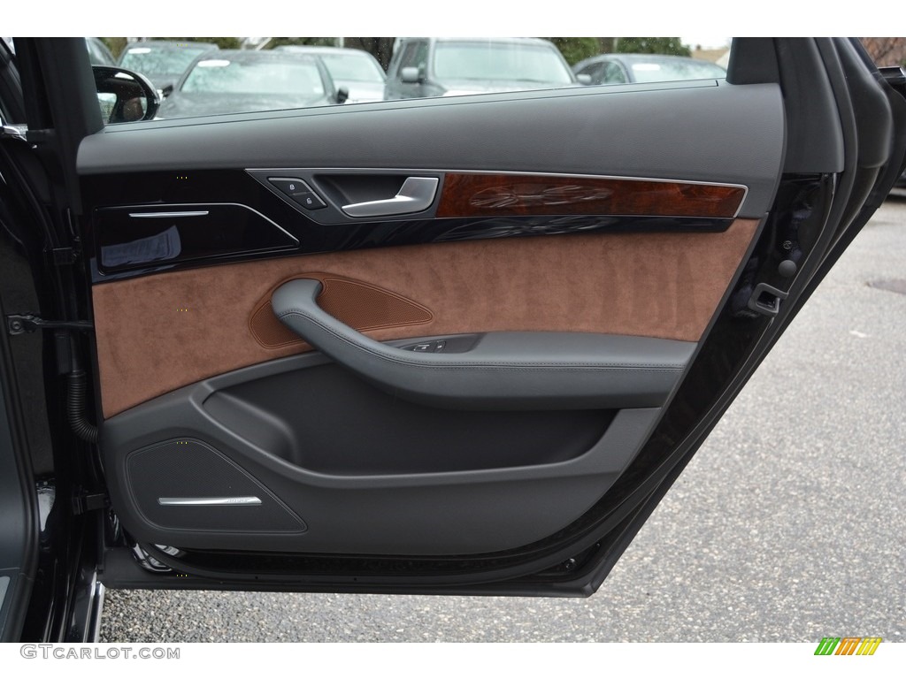 2014 A8 L 3.0T quattro - Brilliant Black / Nougat Brown photo #28