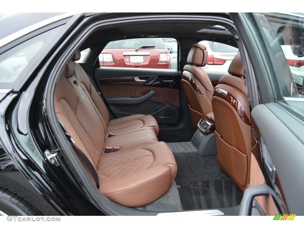 2014 A8 L 3.0T quattro - Brilliant Black / Nougat Brown photo #29