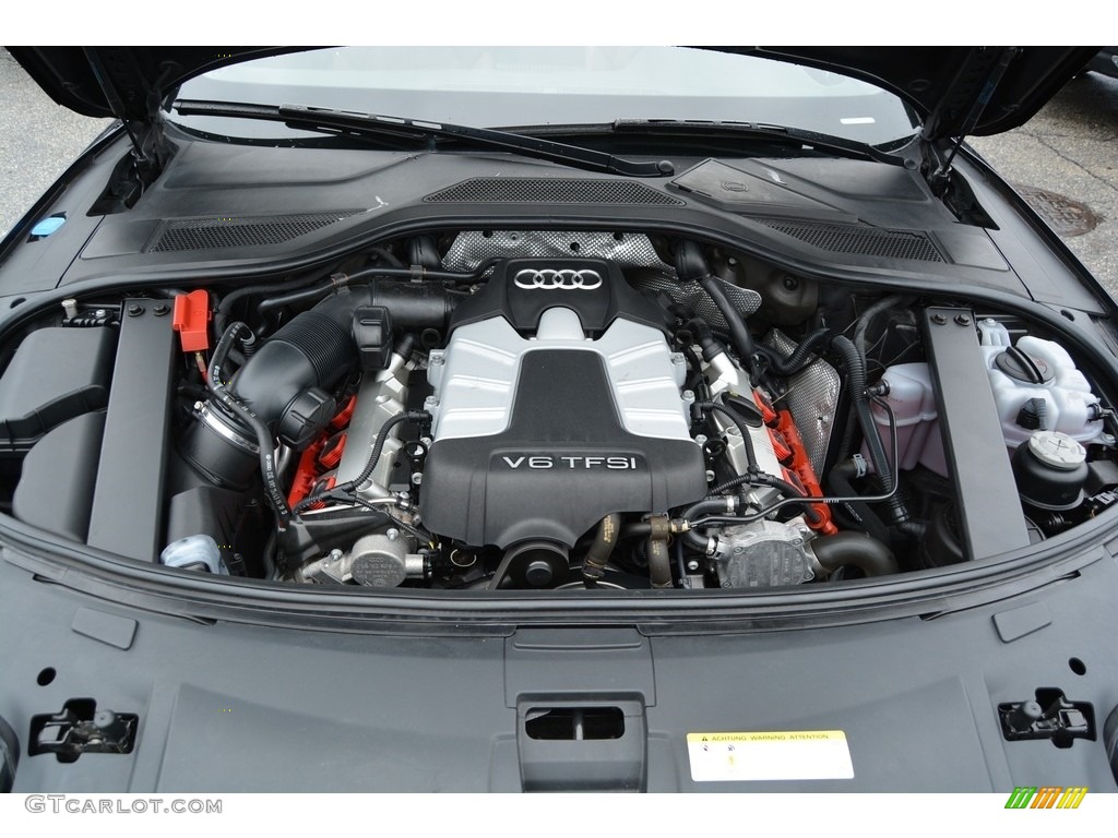 2014 A8 L 3.0T quattro - Brilliant Black / Nougat Brown photo #34