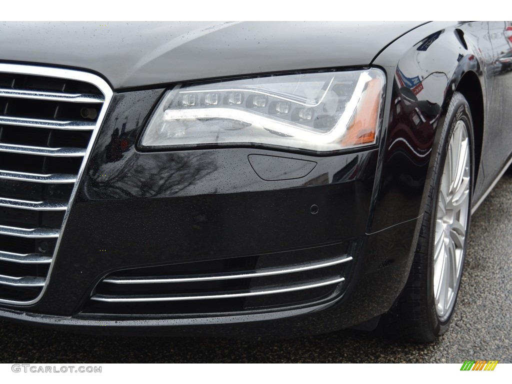 2014 A8 L 3.0T quattro - Brilliant Black / Nougat Brown photo #35