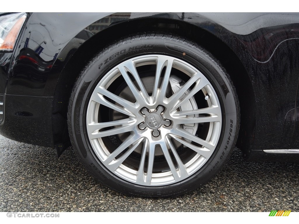 2014 A8 L 3.0T quattro - Brilliant Black / Nougat Brown photo #36