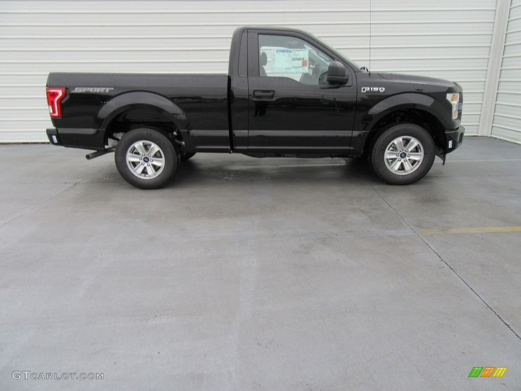 2017 F150 XL Regular Cab - Shadow Black / Earth Gray photo #3