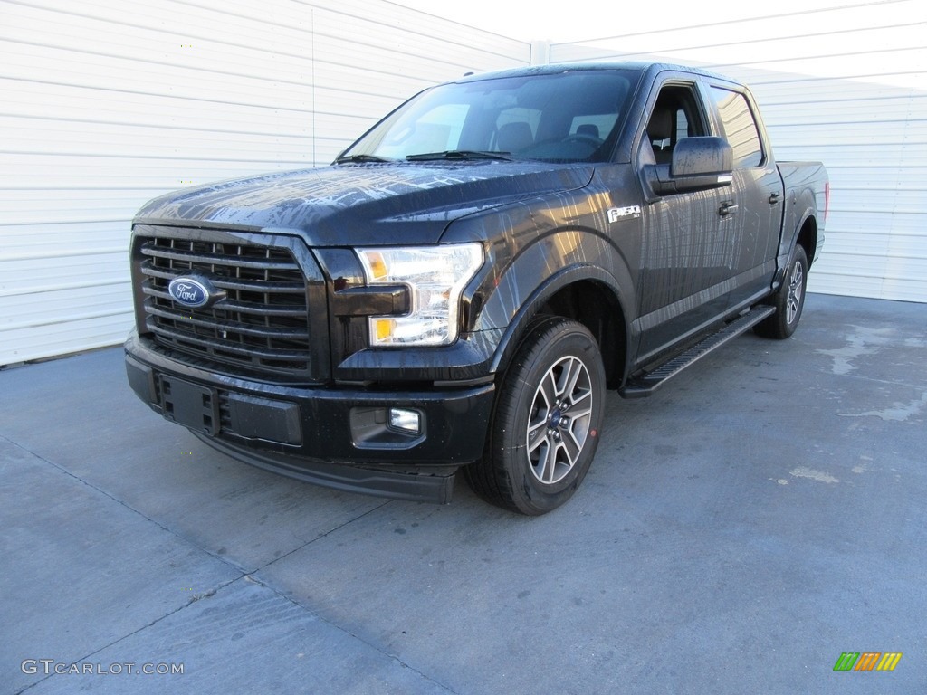 2017 F150 XLT SuperCrew - Shadow Black / Black photo #7