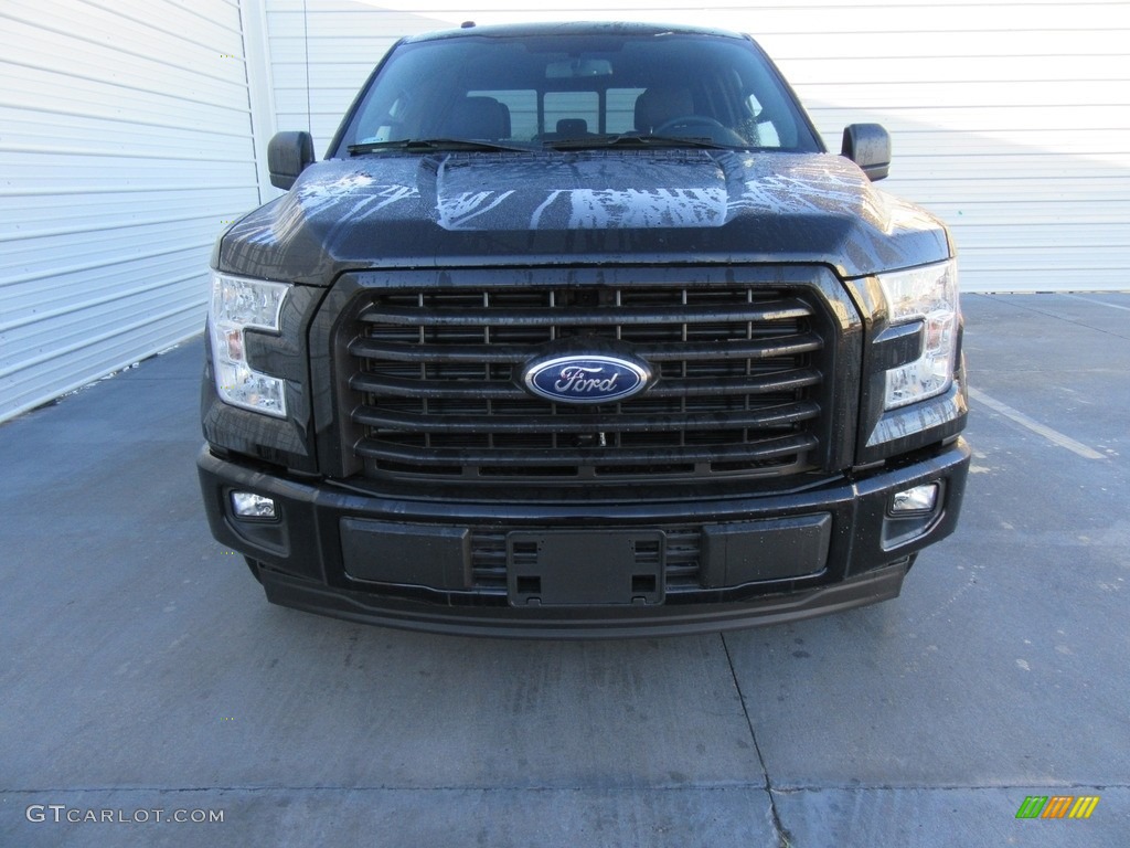 2017 F150 XLT SuperCrew - Shadow Black / Black photo #8