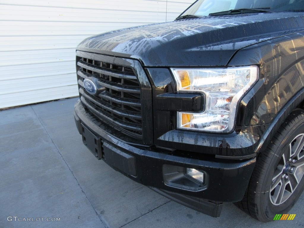 2017 F150 XLT SuperCrew - Shadow Black / Black photo #10