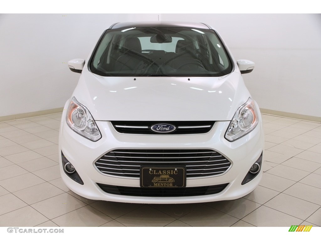 2013 C-Max Energi - White Platinum / Medium Light Stone photo #2