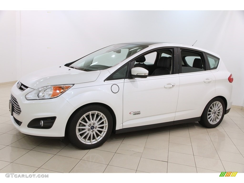 2013 C-Max Energi - White Platinum / Medium Light Stone photo #3