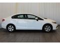 Taffeta White - Civic LX Sedan Photo No. 3