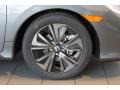 2017 Polished Metal Metallic Honda Civic EX-L Navi Hatchback  photo #2
