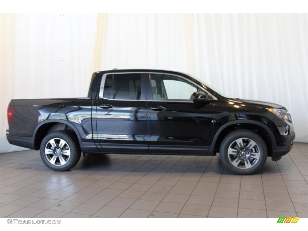 2017 Ridgeline RTL AWD - Crystal Black Pearl / Black photo #3