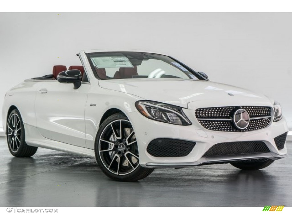 Polar White 2017 Mercedes-Benz C 43 AMG 4Matic Cabriolet Exterior Photo #118310408