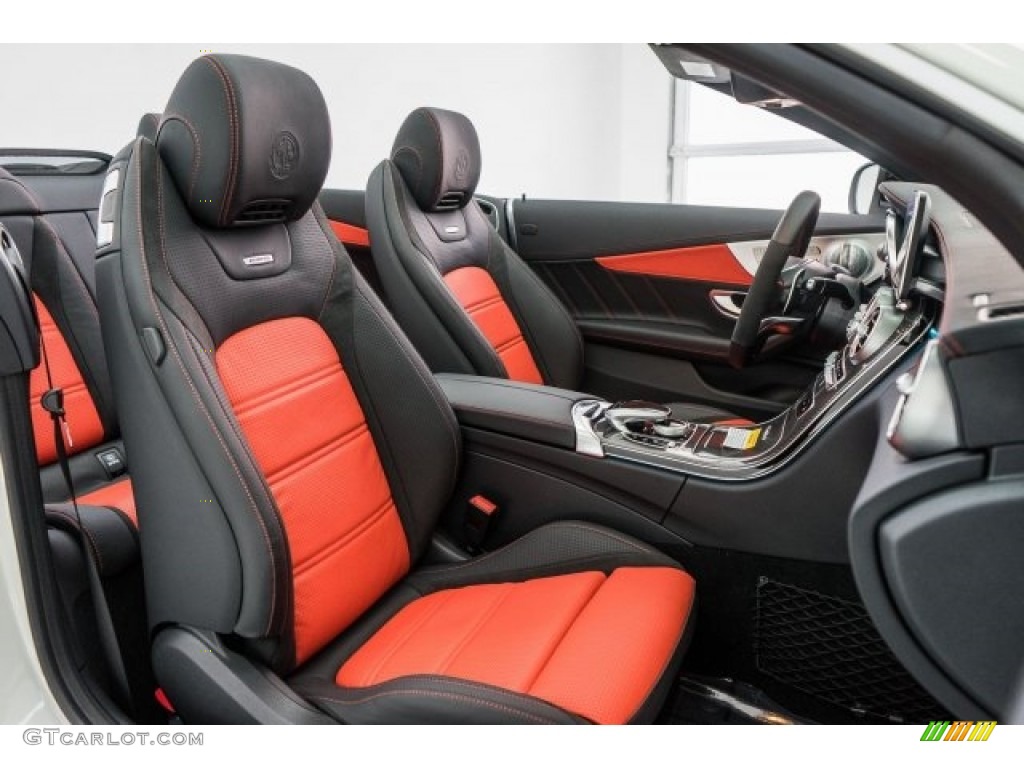 AMG Black/Red Pepper Interior 2017 Mercedes-Benz C 63 AMG S Cabriolet Photo #118310450
