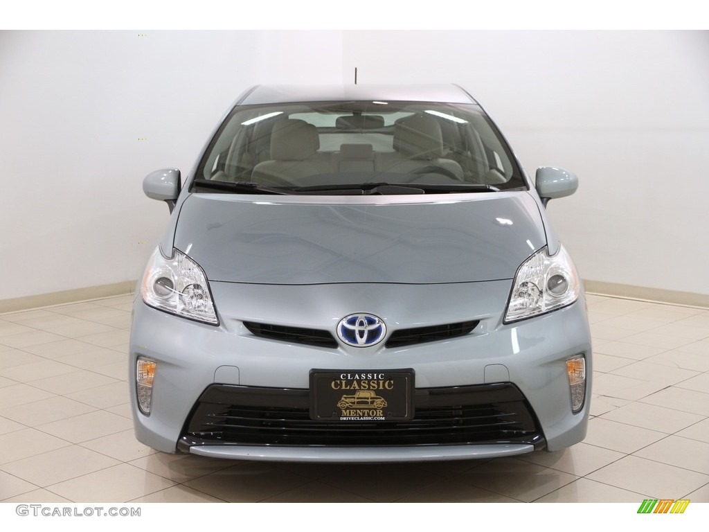 2015 Prius Two Hybrid - Sea Glass Pearl / Bisque photo #2