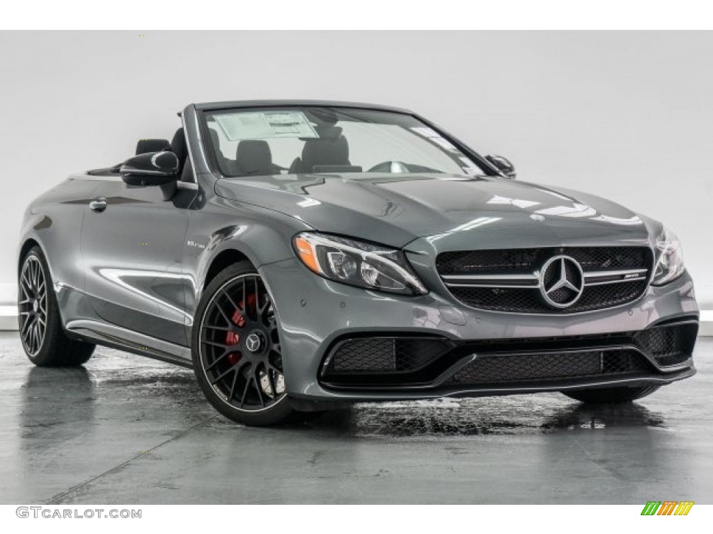 Selenite Grey Metallic 2017 Mercedes-Benz C 63 AMG S Cabriolet Exterior Photo #118311122