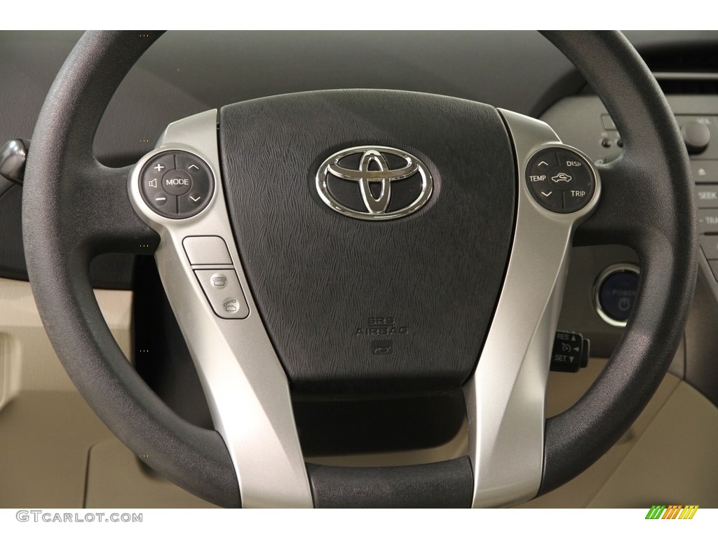 2015 Prius Two Hybrid - Sea Glass Pearl / Bisque photo #6