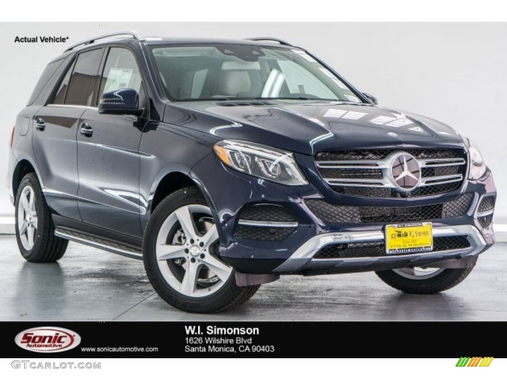 2017 GLE 350 - Lunar Blue Metallic / Black photo #1