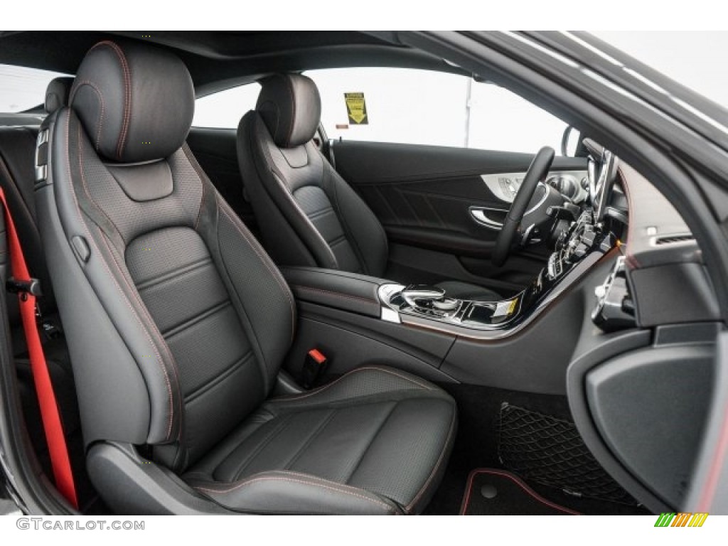 Black Interior 2017 Mercedes-Benz C 43 AMG 4Matic Coupe Photo #118311161