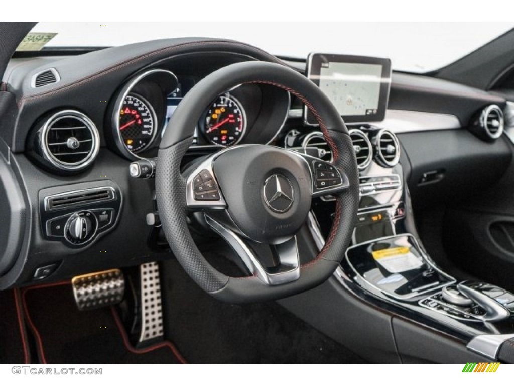 2017 Mercedes-Benz C 43 AMG 4Matic Coupe Black Dashboard Photo #118311224