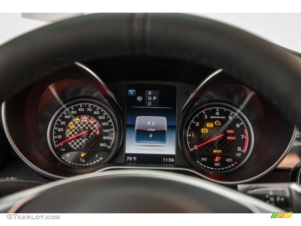 2017 Mercedes-Benz C 43 AMG 4Matic Cabriolet Gauges Photo #118311490