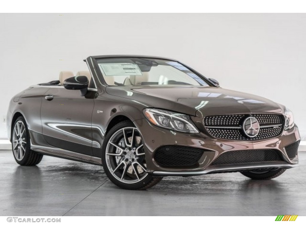 Dakota Brown Metallic 2017 Mercedes-Benz C 43 AMG 4Matic Cabriolet Exterior Photo #118311584