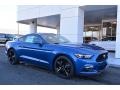 2017 Lightning Blue Ford Mustang Ecoboost Coupe  photo #1