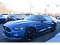 2017 Lightning Blue Ford Mustang Ecoboost Coupe  photo #3