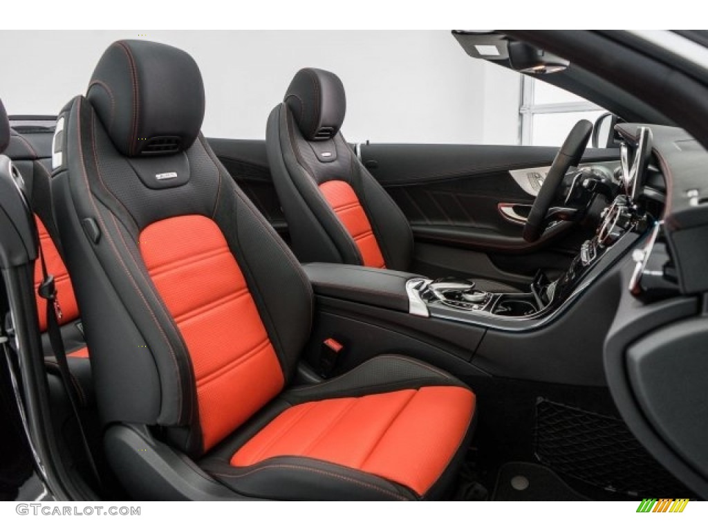 AMG Black/Red Pepper Interior 2017 Mercedes-Benz C 63 AMG Cabriolet Photo #118311836