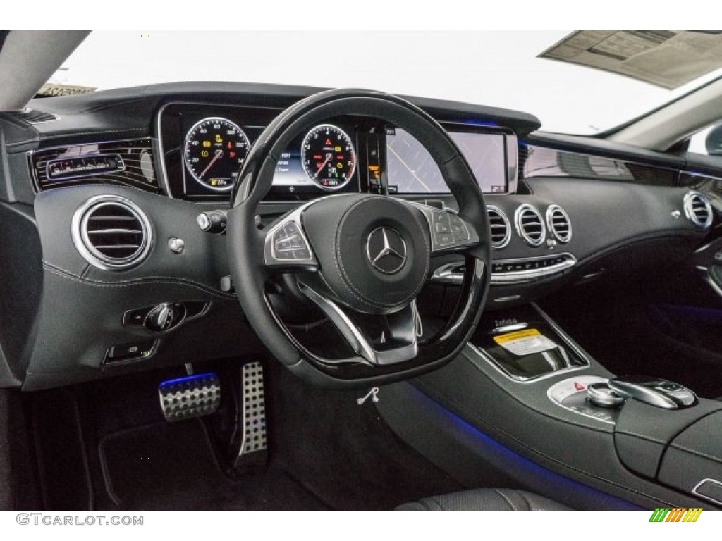 2017 Mercedes-Benz S 550 Cabriolet designo Black Dashboard Photo #118311992