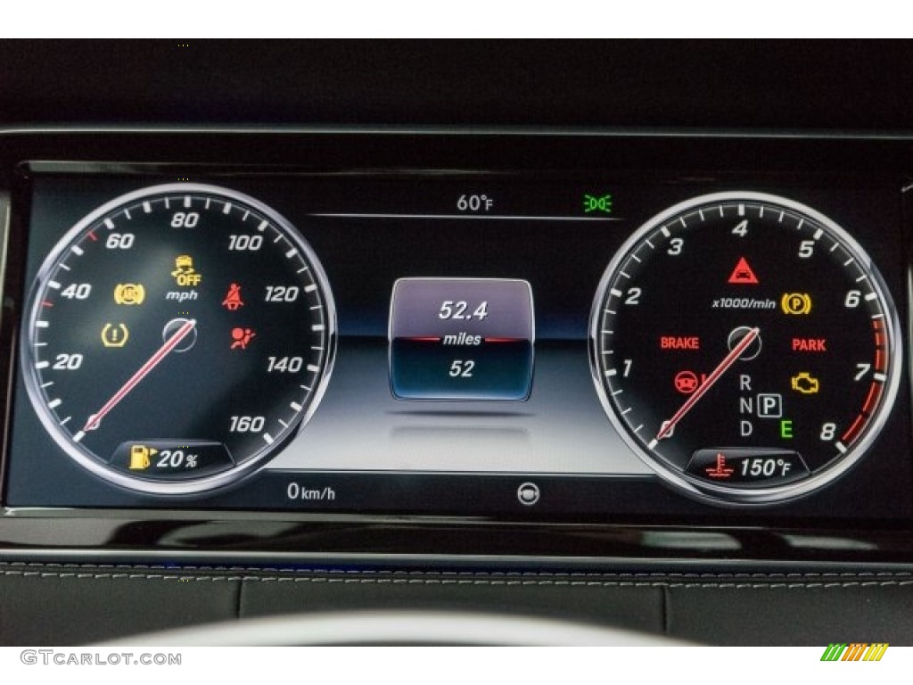 2017 Mercedes-Benz S 550 Cabriolet Gauges Photo #118312034