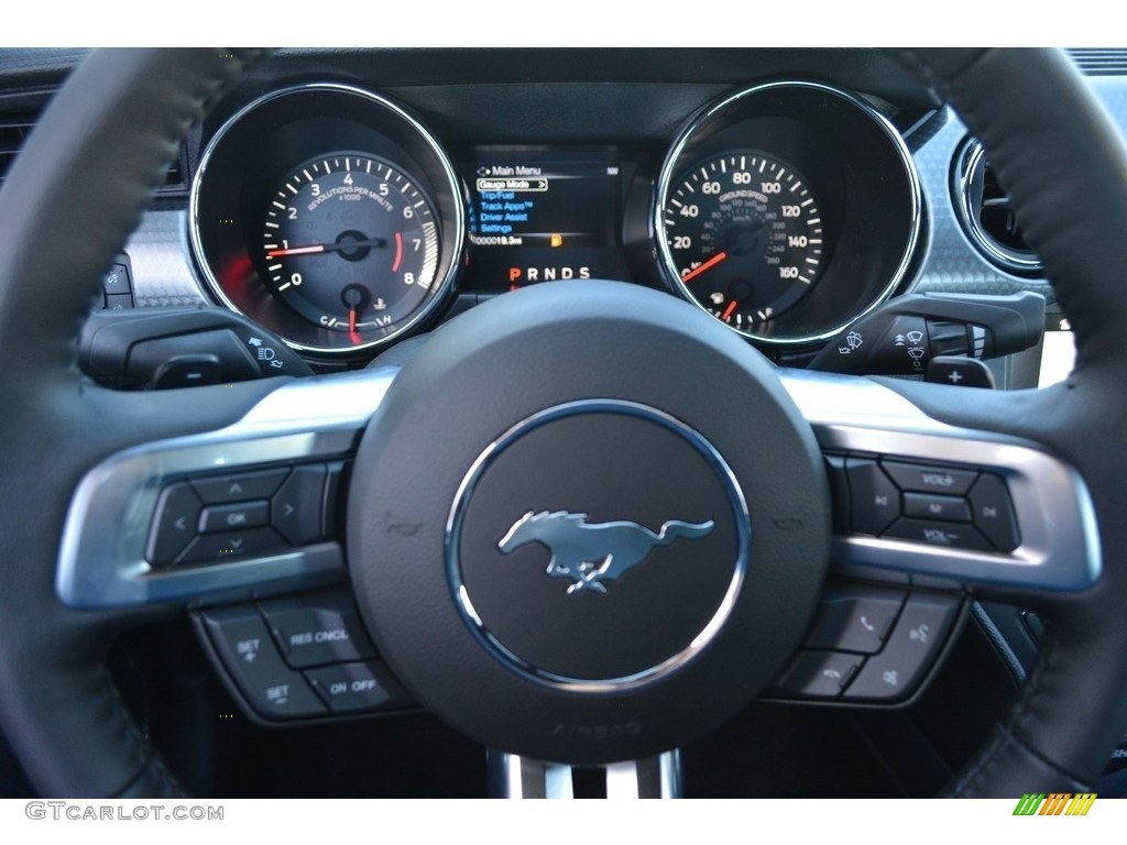 2017 Mustang Ecoboost Coupe - Lightning Blue / Ebony photo #17