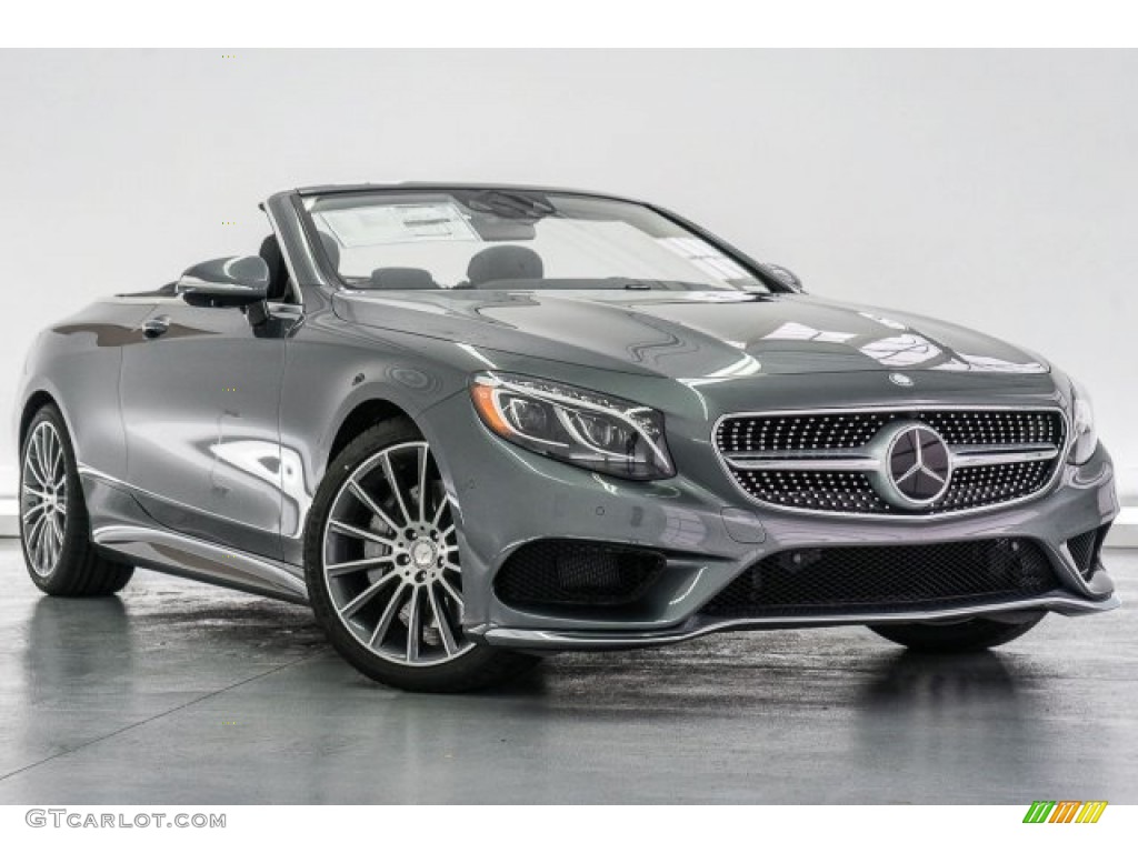 Selenite Grey Metallic 2017 Mercedes-Benz S 550 Cabriolet Exterior Photo #118312127