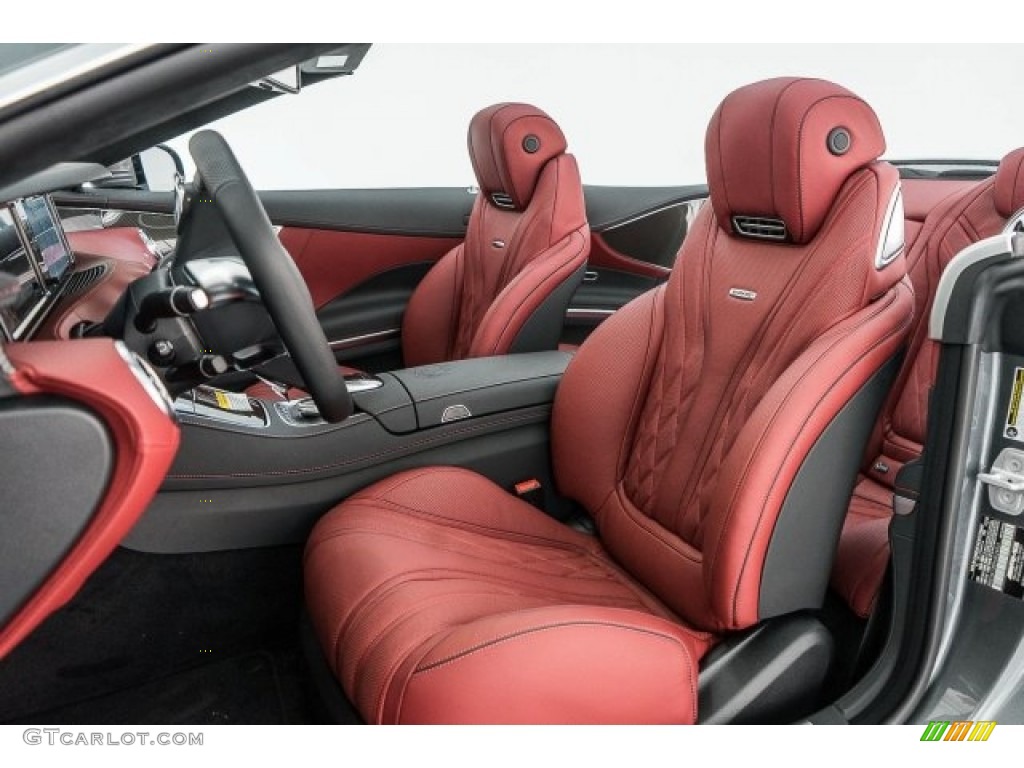 designo Bengal Red/Black Interior 2017 Mercedes-Benz S 63 AMG 4Matic Cabriolet Photo #118312241