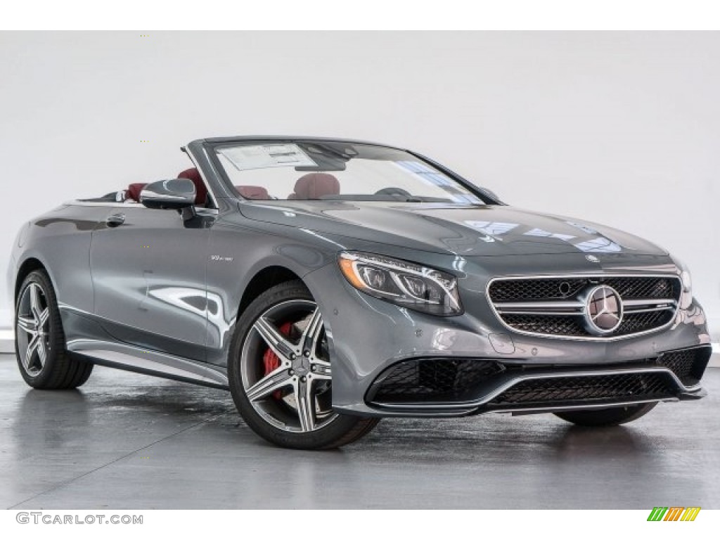 Selenite Grey Metallic 2017 Mercedes-Benz S 63 AMG 4Matic Cabriolet Exterior Photo #118312367