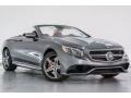 Selenite Grey Metallic 2017 Mercedes-Benz S 63 AMG 4Matic Cabriolet Exterior