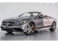 Selenite Grey Metallic 2017 Mercedes-Benz S 63 AMG 4Matic Cabriolet Exterior